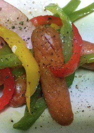 ソーセージ&ピーマンなどの超手抜きおかず-レシピのメイン写真