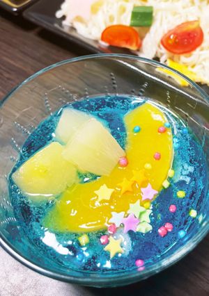 七夕にも！サイダーゼリー-レシピのメイン写真