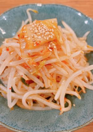 【マジ3分】キムチ焼きタレもやし-レシピのメイン写真