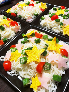 七夕に!七夕そうめん-レシピのメイン写真