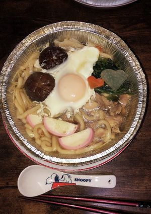 アルミ鍋焼きうどん-レシピのメイン写真