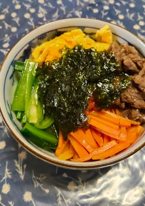 簡単、巻かないキンパ（韓国風混ぜごはん）-レシピのメイン写真