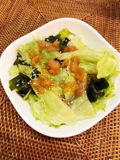 さっぱり!梅肉わかめサラダ-レシピのメイン写真