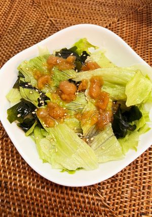 さっぱり！梅肉わかめサラダ-レシピのメイン写真