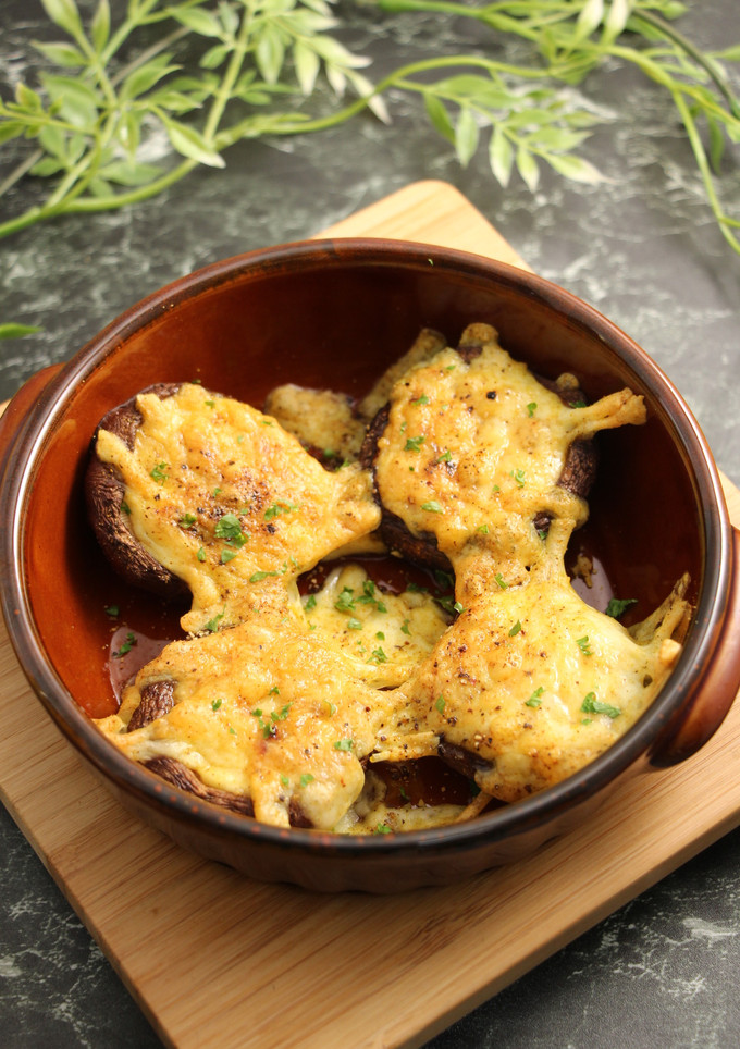 簡単！大きい椎茸のチーズ焼き-レシピのメイン写真