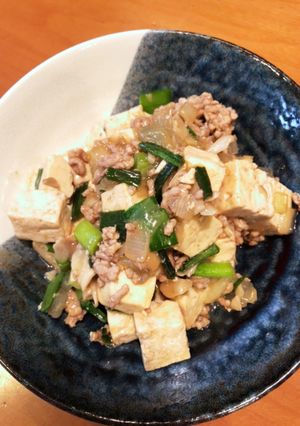 豆腐とひき肉のシンプル旨炒め-レシピのメイン写真