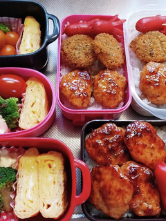 高校生息子、旦那、娘弁当(7/8)-レシピのメイン写真