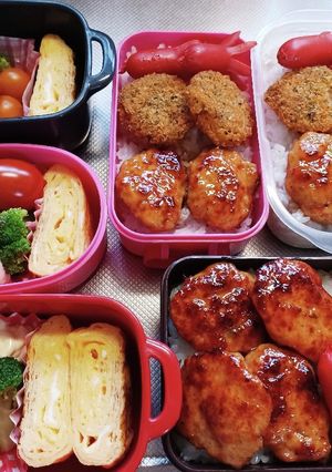 高校生息子、旦那、娘弁当(7/8)-レシピのメイン写真