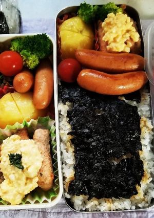 サーモンムニエル弁当(7.8)-レシピのメイン写真
