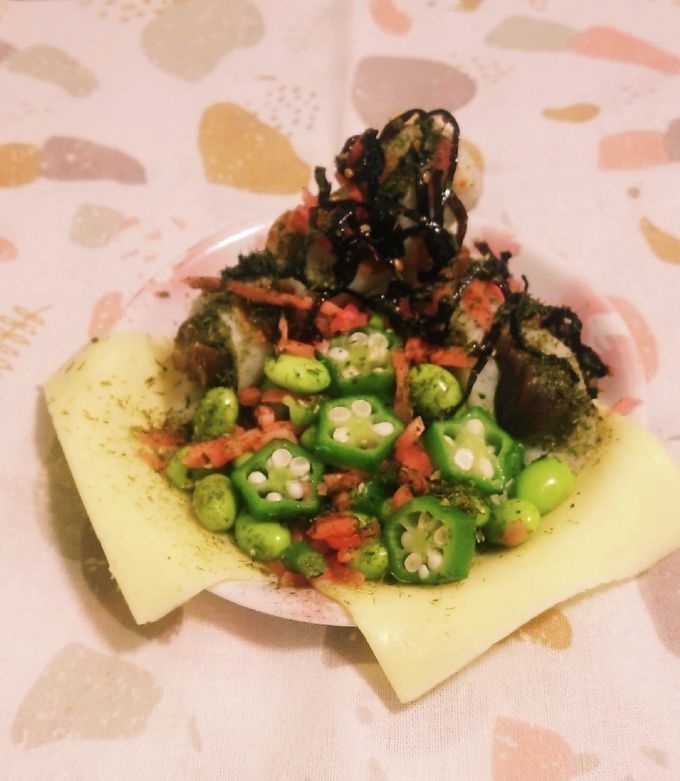 竹輪甘栗詰め «ごま昆布煮&オクラ枝豆»-レシピのメイン写真