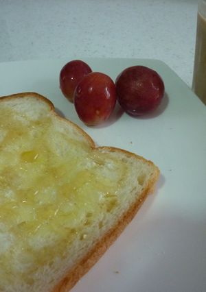 お手軽♪塩はちみつトースト-レシピのメイン写真