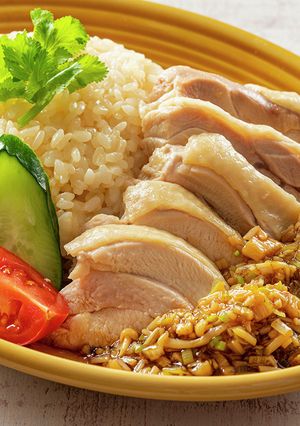 炊飯器で作るシンガポール風チキンライス-レシピのメイン写真