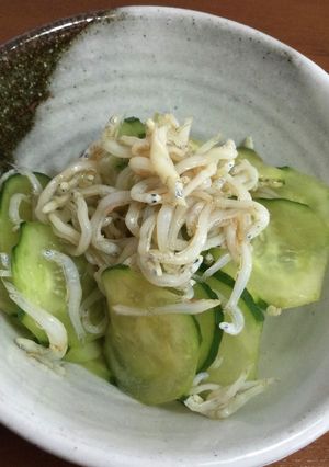 ⭐︎切って和えるだけ　きゅうりとしらす　-レシピのメイン写真