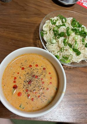 冷やし豆乳坦々そうめん-レシピのメイン写真
