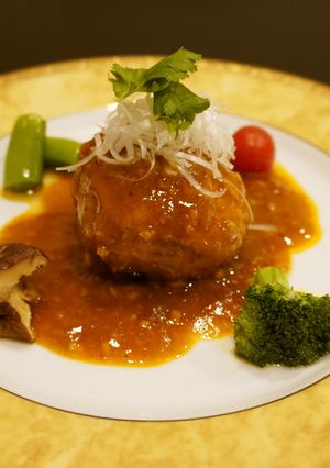 ブリの中華風ハンバーグ-レシピのメイン写真