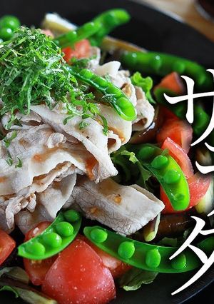 世界一の冷しゃぶサラダの作り方-レシピのメイン写真