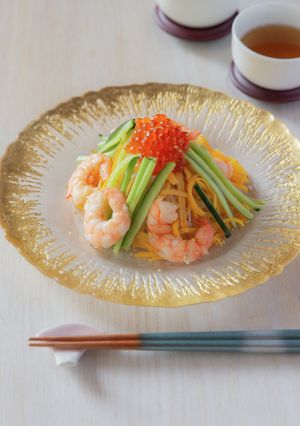 ひな祭りに！ちらし寿司風ビーフン-レシピのメイン写真