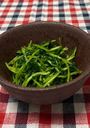 豆苗の漬物-レシピのメイン写真