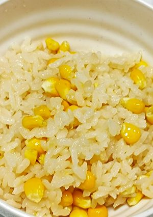 芯も一緒に！バターが香るとうもろこしご飯-レシピのメイン写真