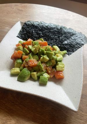 切って混ぜるだけのサーモンポキ-レシピのメイン写真