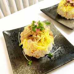 รูปของ ちらし寿司ケーキ