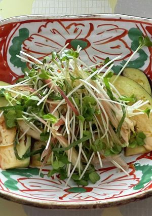 水茄子と香味野菜和え-レシピのメイン写真