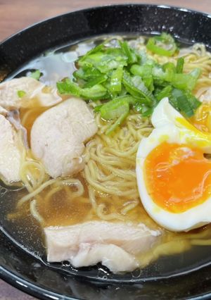 牛骨スープであっさり醤油ラーメン-レシピのメイン写真