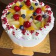 簡単手抜きのデコレーションケーキ