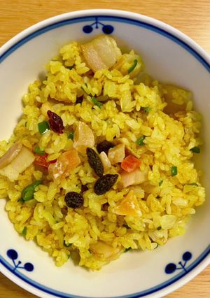 子供がよろこぶカレーピラフ風炒めご飯-レシピのメイン写真
