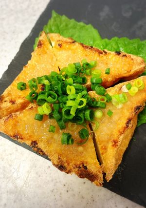 トースターで簡単一品♪絹揚げの塩麹焼き-レシピのメイン写真