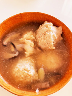 エノキ入り鶏団子の中華スープ-レシピのメイン写真