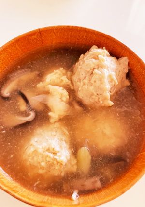 エノキ入り鶏団子の中華スープ-レシピのメイン写真