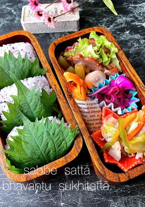 令和四年七月八日　おにぎり弁当-レシピのメイン写真