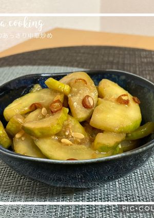 コリコリ食感！白瓜の中華炒め-レシピのメイン写真
