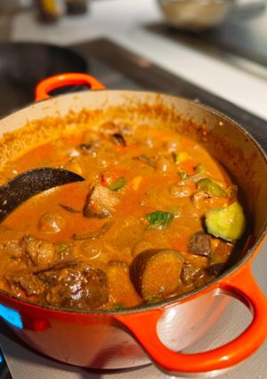 意外とヘルシー！血合のトマトカレー-レシピのメイン写真