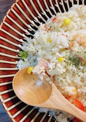 炊飯器で！おかわりエビピラフ【簡単料理】-レシピのメイン写真