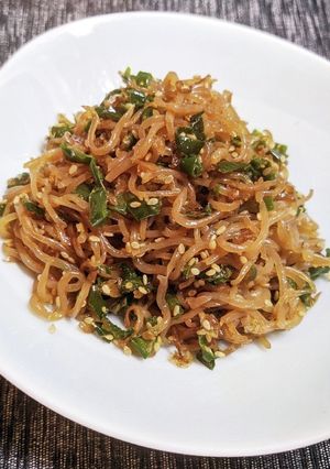 ピーマンと糸こんにゃくの炒め煮♡。-レシピのメイン写真