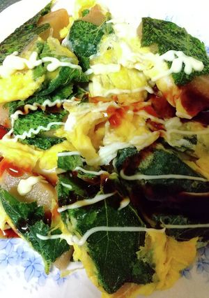 かぼちゃの葉っぱ包み焼きのピカタ-レシピのメイン写真