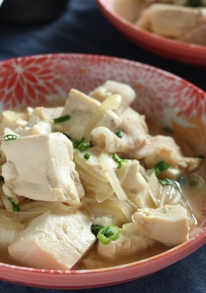 節約！レンチン☆めんつゆ豚肉豆腐-レシピのメイン写真