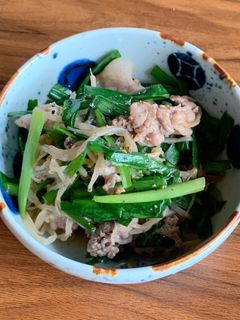 ニラ豚-レシピのメイン写真