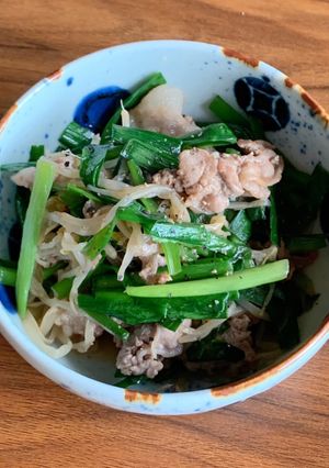 ニラ豚-レシピのメイン写真