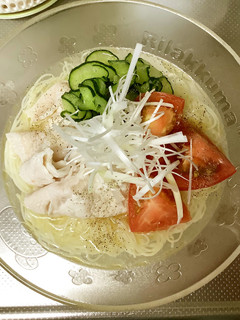 にんにく塩だれ豚しゃぶそうめん-レシピのメイン写真