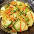 水晶鶏で作る鶏むね肉の南蛮漬けと卵スープ