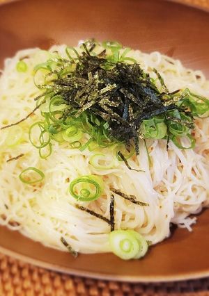 さっぱり混ぜ素麺-レシピのメイン写真