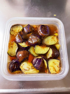 トマト中華スープでナスの煮浸し-レシピのメイン写真