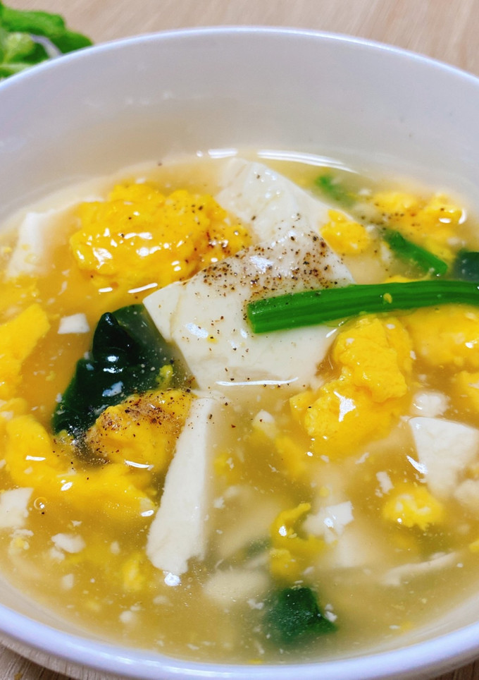 ♡ほうれんそうと卵のふわとろ豆腐♡-レシピのメイン写真