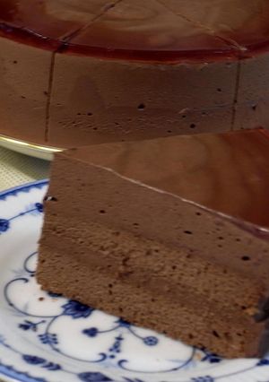 濃厚＆ふんわり☆二層式チョコムースケーキ-レシピのメイン写真