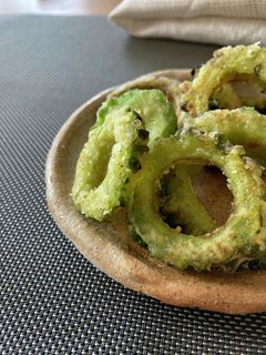 カレー味のゴーヤ唐揚げ♪-レシピのメイン写真