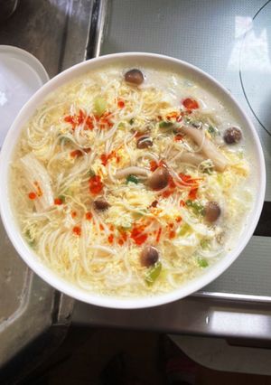 酸辣湯麺のお素麺-レシピのメイン写真