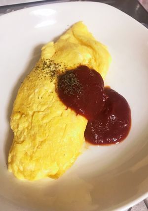 シンプルオムレツ-レシピのメイン写真